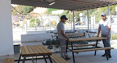 Büyükşehir’den bank ve piknik masası desteği