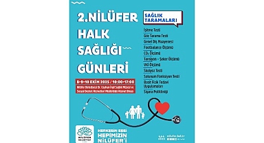 Nilüfer’de “Halk Sağlığı Günleri” başlıyor