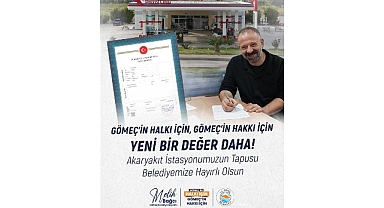Gömeç Belediyesi’ne Yeni Bir Mülk Kazandırıldı